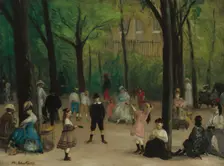 Luxembourg Gardens, 1906. Creator: William James Glackens