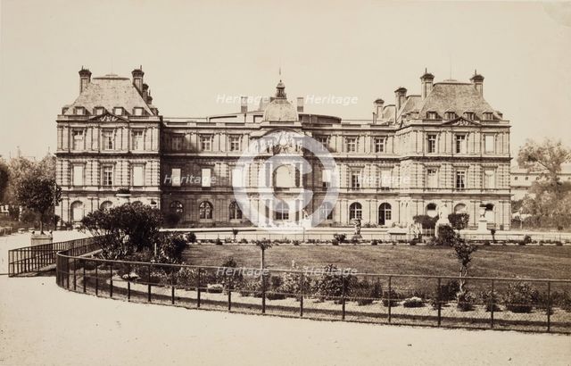 Luxembourg Palace, Paris, between 1860 and 1870. Creator: Edouard Baldus.
