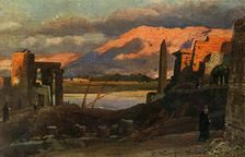 Luxor and the mountains of Thebes c1918-c1939. Creator: Unknown