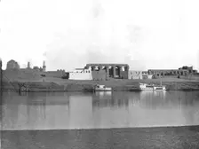 Luxor from the Nile, Egypt, 1895. Creator: W & S Ltd