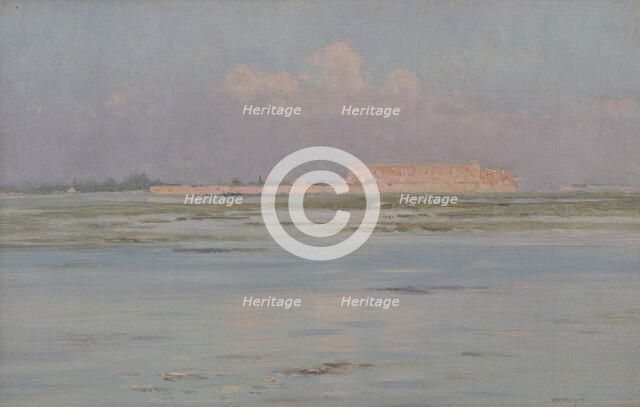 Luxor Temple, Egypt, c.1891. Creator: Henry Brokman.