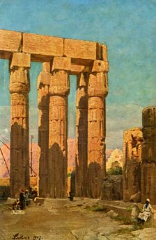 Luxor: The Temple of Amenophis III c1918-c1939. Creator: Unknown
