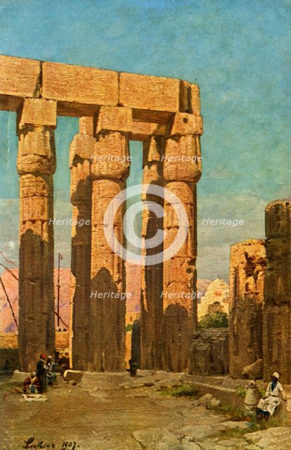 'Luxor: The Temple of Amenophis III', c1918-c1939. Creator: Unknown.