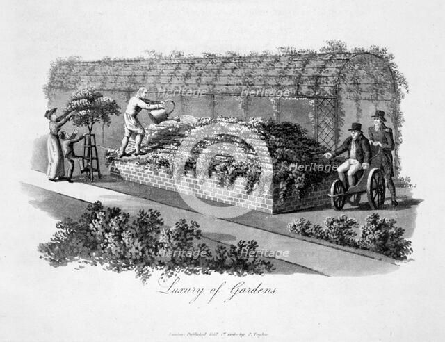 'Luxury of Gardens', 1816. Artist: Humphry Repton