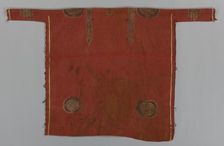Luxurious Woolen Tunic with Decorated Bands and Roundels, 600s-700s. Creator: Unknown