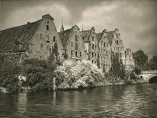 Lubeck - Salt Warehouses 1931. Artist: Kurt Hielscher