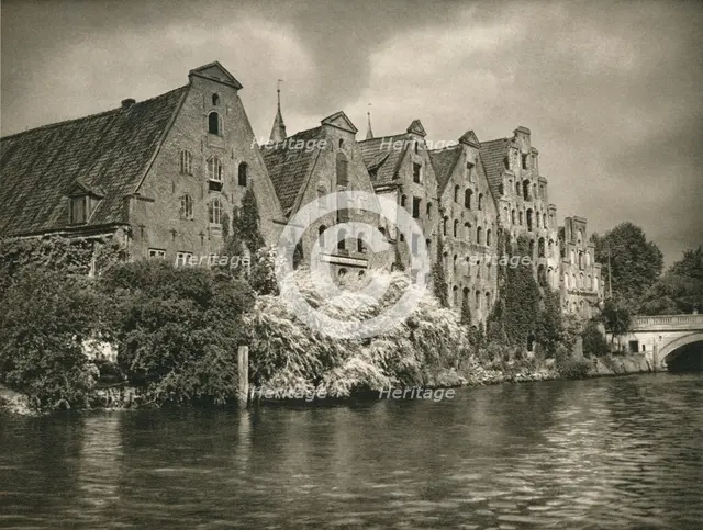 'Lubeck - Salt Warehouses', 1931. Artist: Kurt Hielscher.