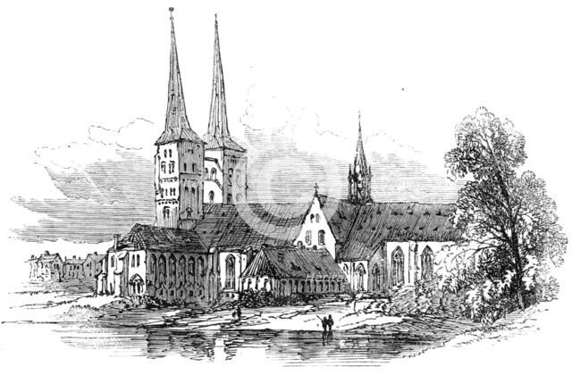 Lübeck: the Cathedral, 1864. Creator: Unknown.