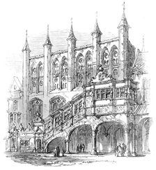 Lübeck: the Rath-Haus, 1864. Creator: Unknown