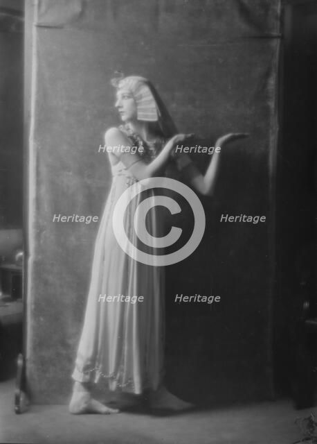 Lubovska, 1918 Feb. 1. Creator: Arnold Genthe.