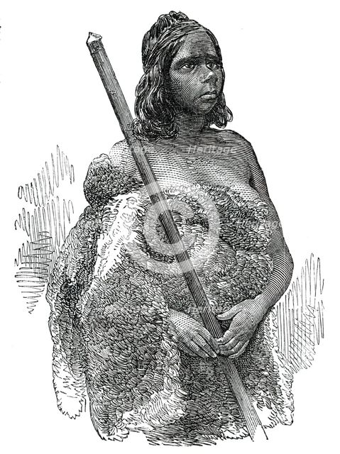 Lubra, a young Australian Woman, 1850. Creator: Unknown.