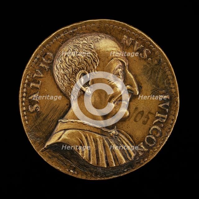 Luca Salvioni, died 1536, Paduan Jurist [obverse]. Creator: Giovanni da Cavino.