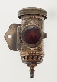 Lucas acetylene rear lamp circa 1920. Creator: Unknown