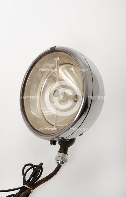Lucas bi-flex long range electric headlamp circa 1928. Creator: Unknown.
