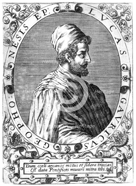 Lucas Gaurico, Italian astronomer, astrologer and mathematician, 16th century.  Creator: Theodor de Bry.