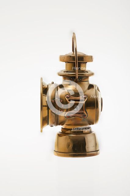 Lucas oil lamp from 1903 De Dion Bouton. Creator: Unknown.