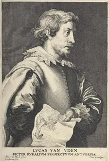 Lucas van Uden. From Icones principum virorum ('The Iconography'), after 1645. Creator: Lucas Vorsterman