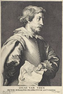 Lucas van Uden. From Icones principum virorum ('The Iconography'), after 1645. Creator: Lucas Vorsterman