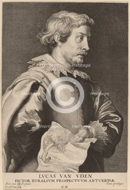 Lucas van Uden, probably 1626/1641. Creator: Lucas Vorsterman.