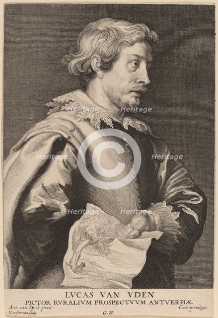 Lucas van Uden, probably 1626/1641. Creator: Lucas Vorsterman.