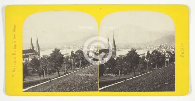 Lucerne, 1850/77. Creator: Adolphe Braun.