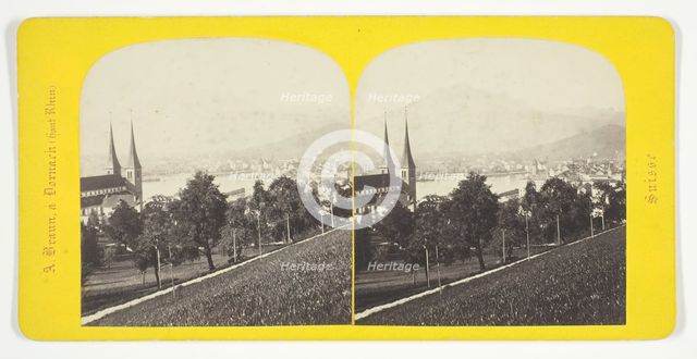Lucerne, 1850/77. Creator: Adolphe Braun.