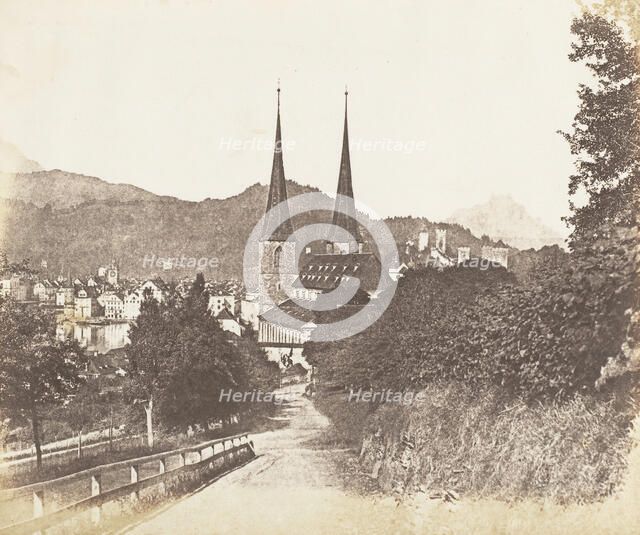 Lucerne, 1853-56. Creator: James Knight.
