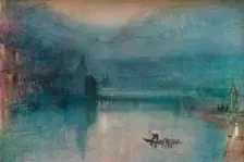 Lucerne - Evening c1842, (1946). Creator: JMW Turner