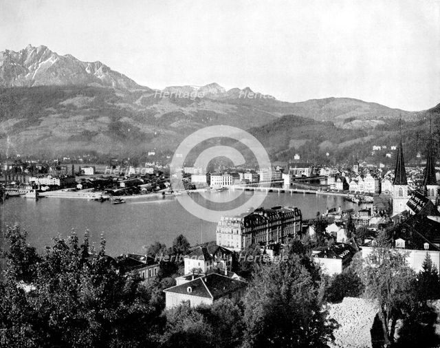 Lucerne, Switzerland, 1893.Artist: John L Stoddard