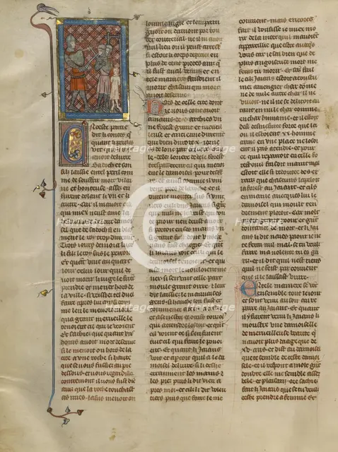 Luces Rescued by the Giant, about 1320-1340. Creator: Unknown.