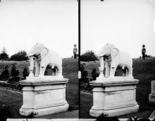 Lucknow elephant statue, Windsor Castle, Berkshire, 1870-1900. Artist: York & Son