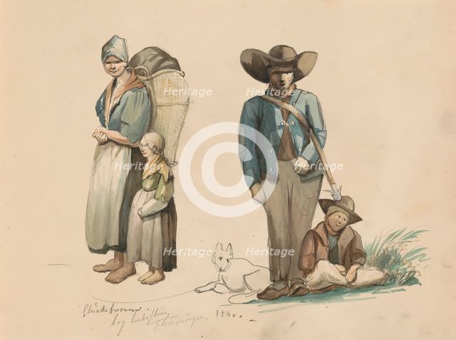 Lucky images, 1840. Creator: Johannes Tavenraat.