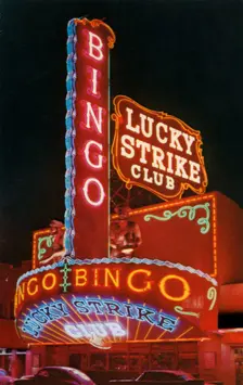 Lucky Strike Club, Las Vegas, Nevada, USA, 1956