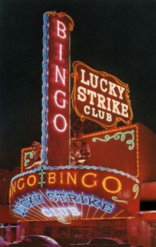 Lucky Strike Club, Las Vegas, Nevada, USA, 1956