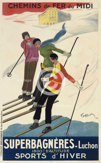 Luchon-Superbagnères, 1929.