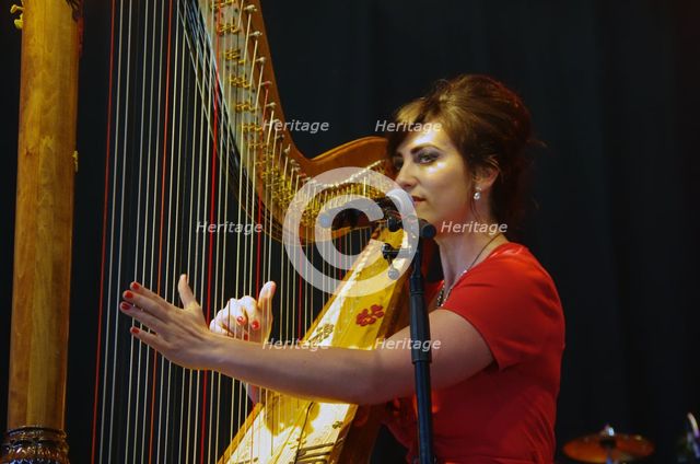 Lucinda Belle, Love Supreme Jazz Festival, Glynde, East Sussex, 2013. Artist: Brian O'Connor.