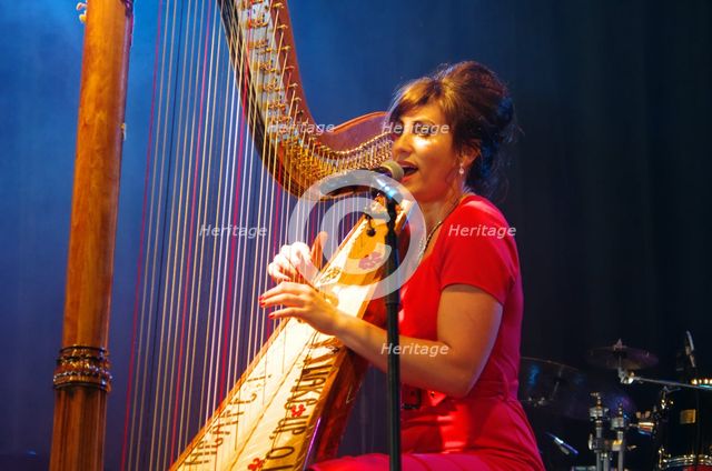 Lucinda Belle, Love Supreme Jazz Festival, Glynde, East Sussex, 2013. Artist: Brian O'Connor.