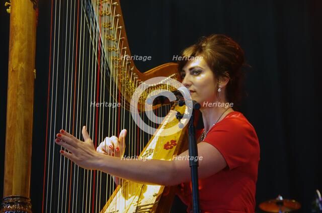Lucinda Belle, Love Supreme Jazz Festival, Glynde, East Sussex, 2013. Artist: Brian O'Connor.