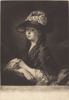 Lucinda, Miss Moore, 1772. Creator: James Watson