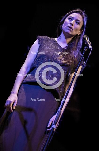 Lucia Cadotsch, 2018. Artist: Alan John Ainsworth.