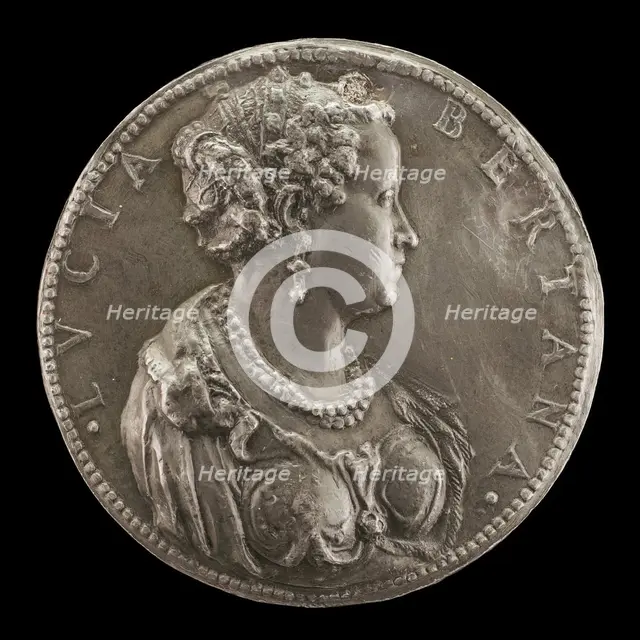 Lucia dall'Oro, 1521-1567, Bolognese Poet, Wife of Gurone Bertano [obverse], c. 1550/1575. Creator: Unknown.