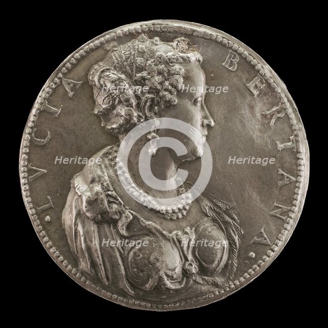 Lucia dall'Oro, 1521-1567, Bolognese Poet, Wife of Gurone Bertano [obverse], c. 1550/1575. Creator: Unknown.