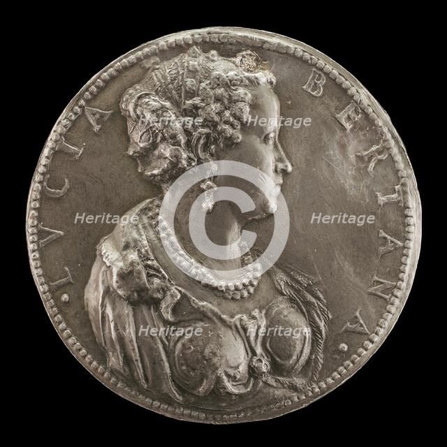 Lucia dall'Oro, 1521-1567, Bolognese Poet, Wife of Gurone Bertano [obverse], c. 1550/1575. Creator: Unknown.