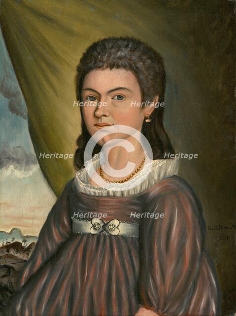 Lucia Leonard, 1801. Creator: Luther Allen.