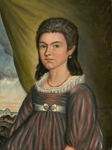 Lucia Leonard, 1801. Creator: Luther Allen