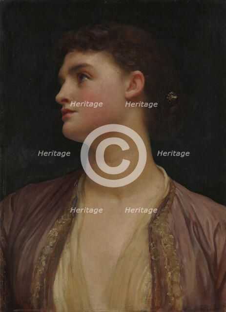 Lucia, possibly late 1870s. Creator: Frederic Leighton.
