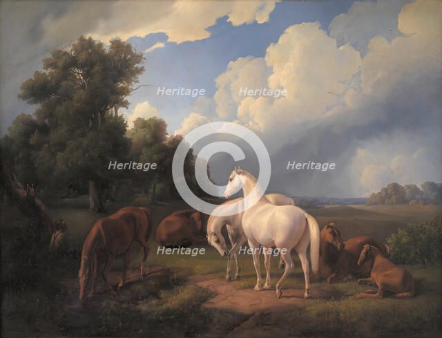 Lucia, Whimsey, Bellona, Hertha, Olga, 1848. Creator: Fritz Thomsen.