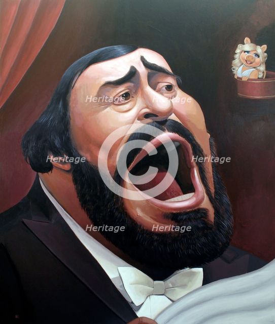 Luciano Pavarotti. Creator: Dan Springer.