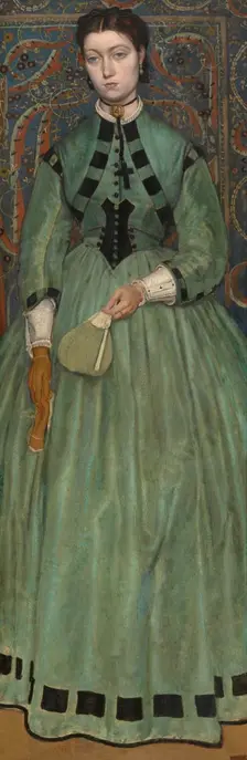 Lucie Leys, the Artist's Daughter, 1865. Creator: Jan August Hendrik Leys