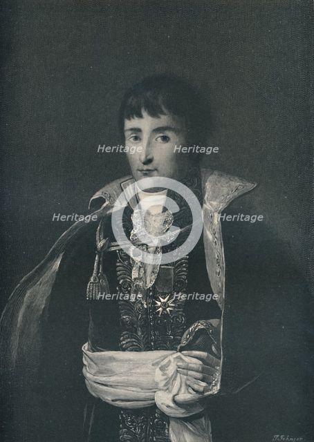 'Lucien Bonaparte, Prince of Canino', c1800, (1896). Artist: T Johnson.